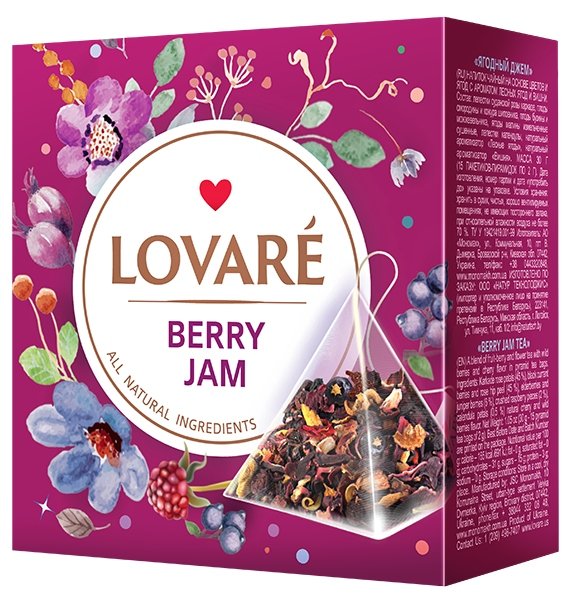 top LOVARE HERBATA BERRY JAM 15 piramidek