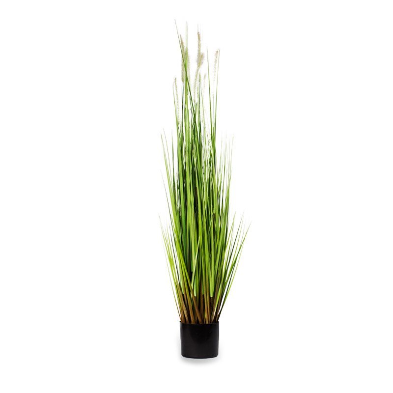 Sztuczna trawa roślina w doniczce do salonu Dogtail 120 cm I TR-DOG-120-I