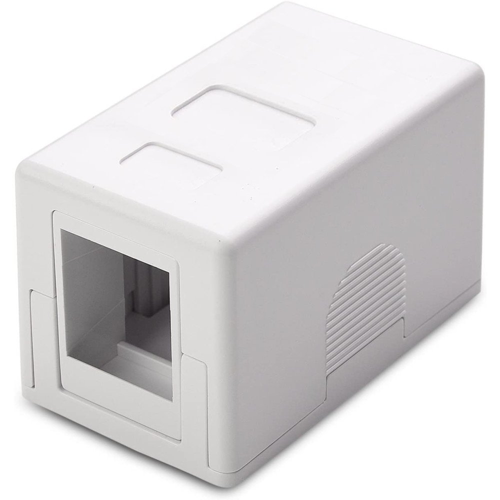 Techly Obudowa natynkowa na 1 moduł Keystone RJ45 lub RJ11/12