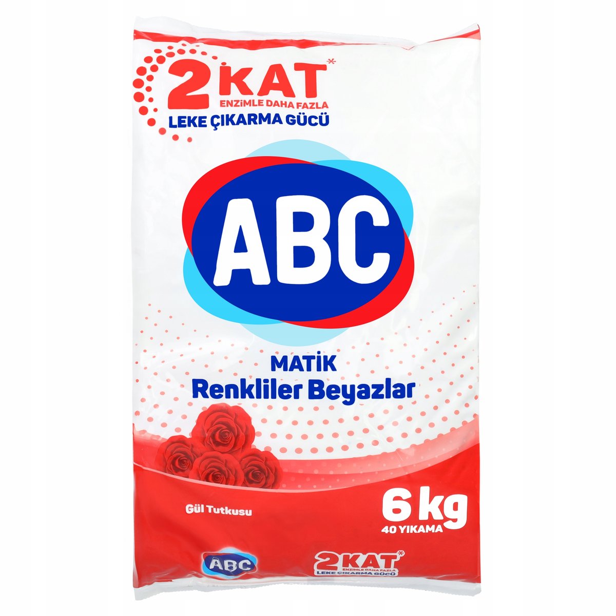 Proszek do prania koloru ABC Zapachowy Różany 6 kg