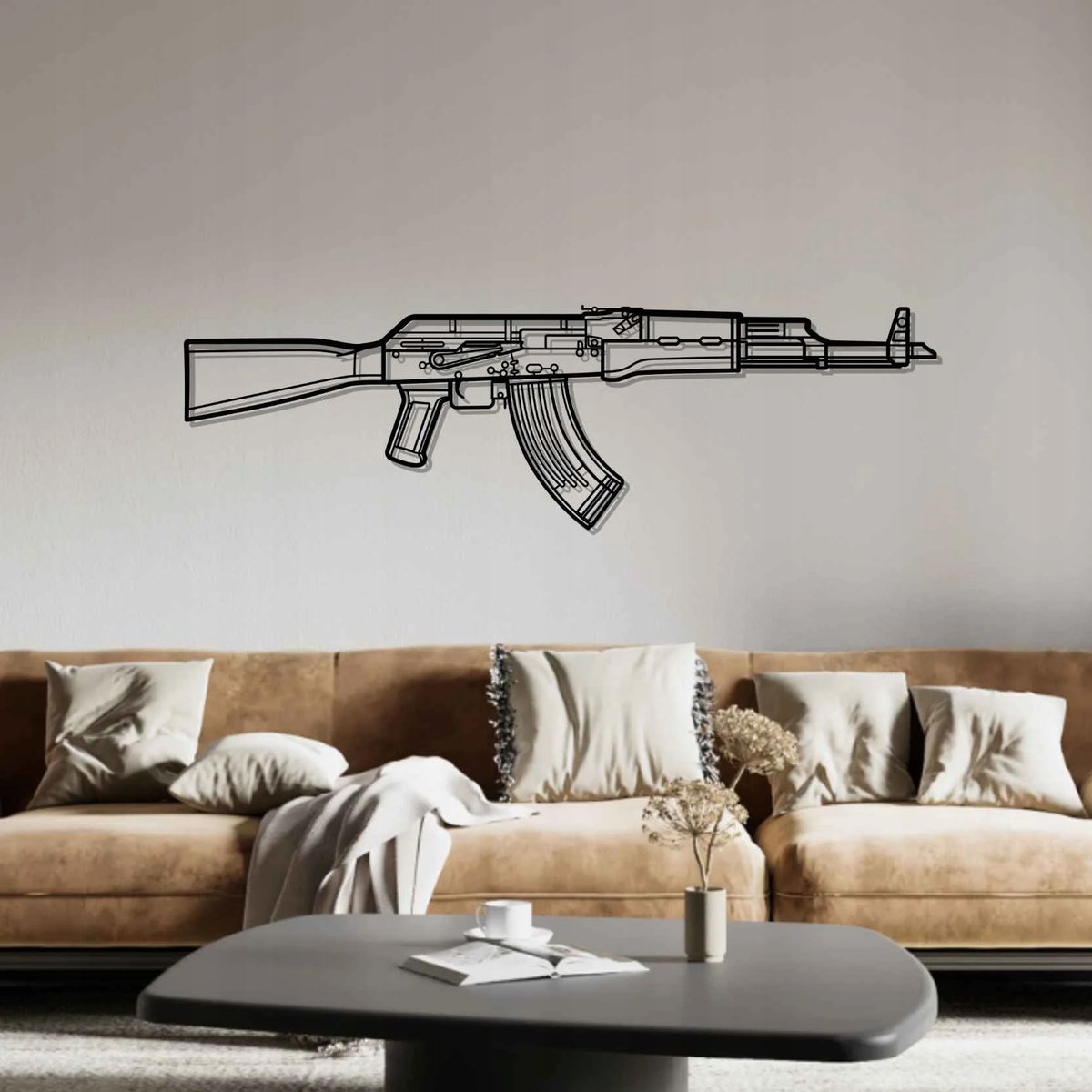 DEKORACJA ścienna Obraz AK-47