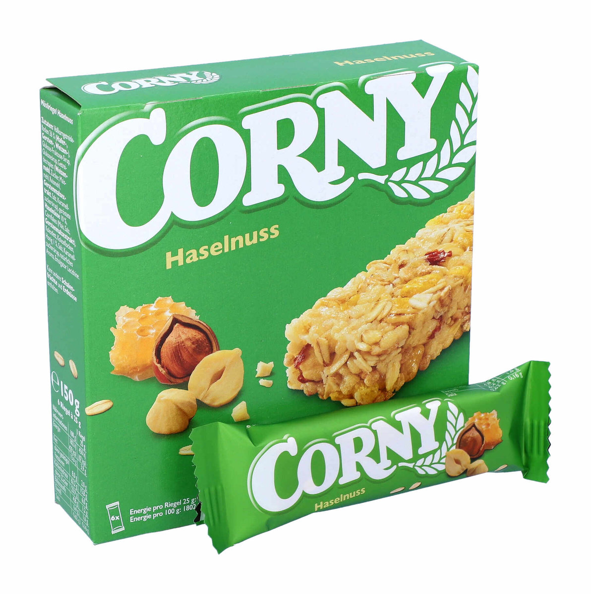 Corny, baton zbożowy, orzechowy, 6 sztuk
