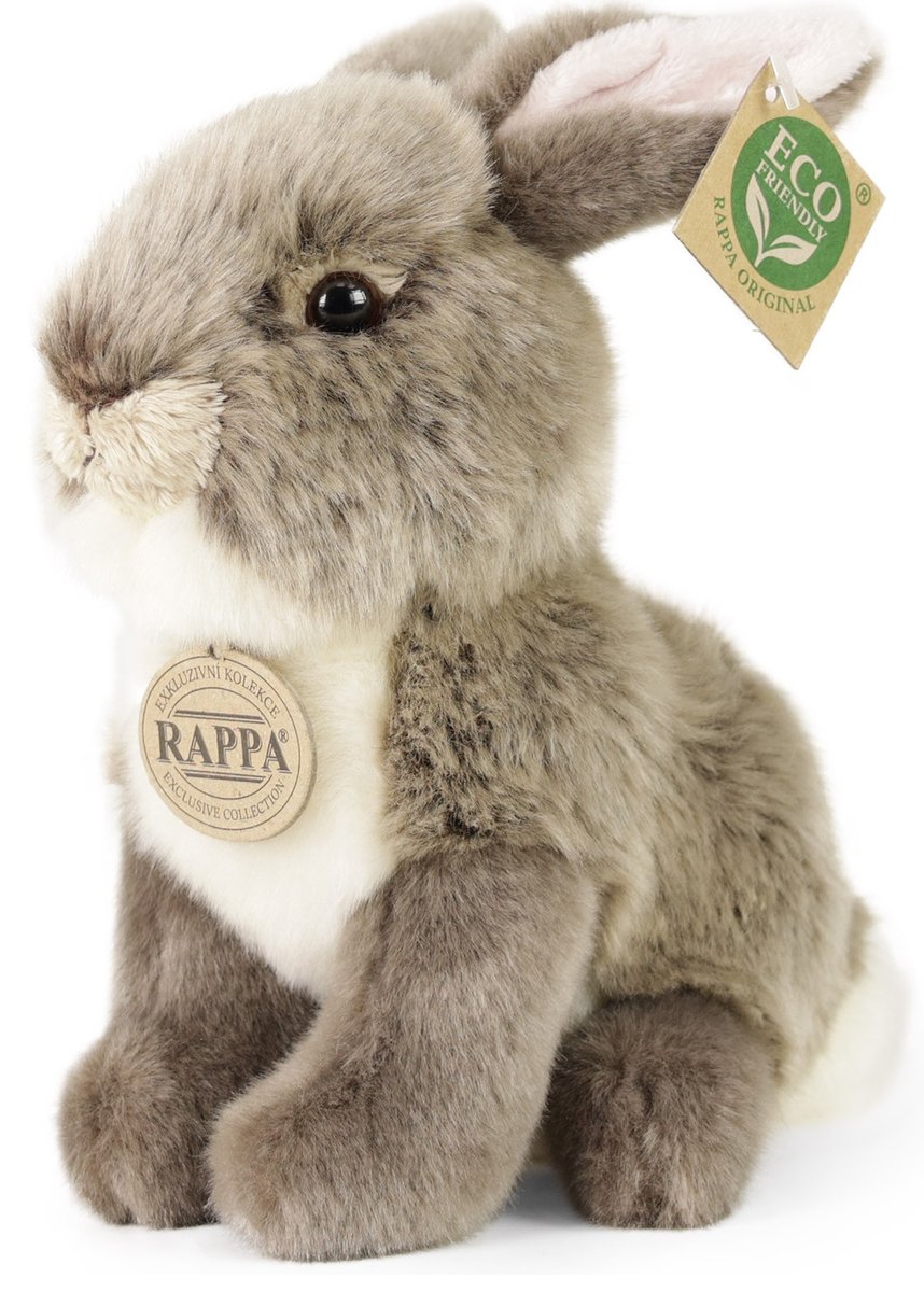 Pluszak maskotka Królik Zając Eco bawełna Prezent na święta 25cm