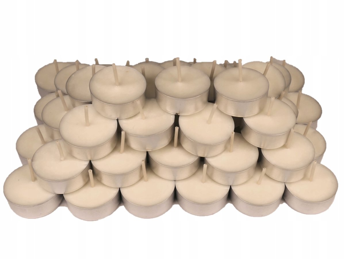 Podgrzewacz tealight herbaciarka sojowy 50 szt. zestaw naturalny