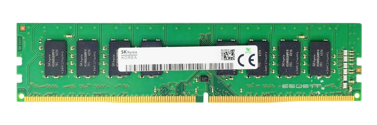 Pamięć RAM 1x 8GB Hynix NON-ECC UNBUFFERED DDR4 2400MHz PC4-19200 UDIMM HMA81GU6CJR8N-UH