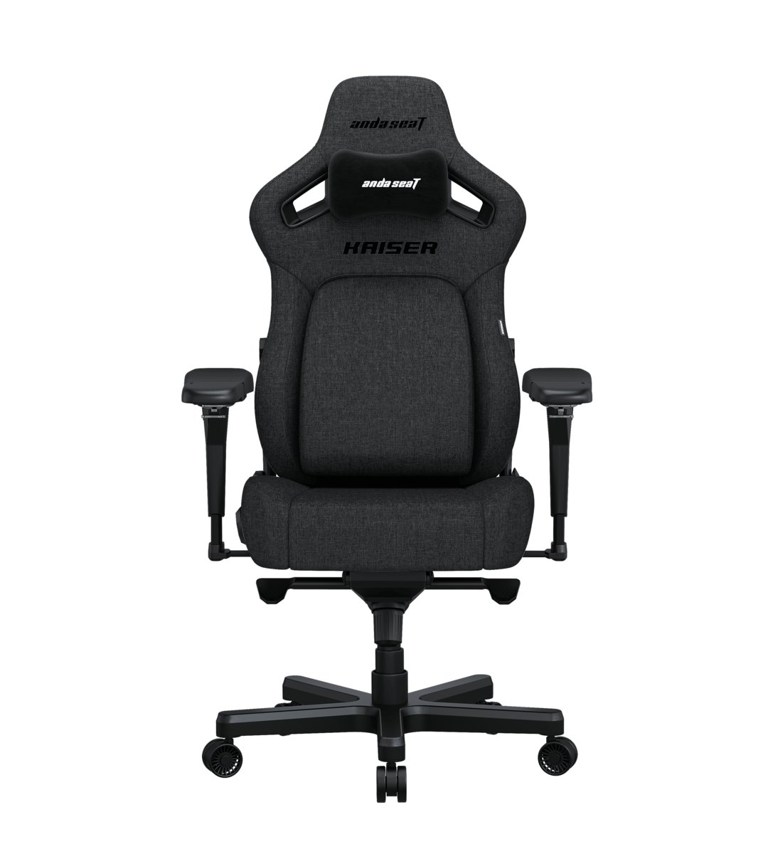 Fotel gamingowy Kaiser 4 XL Anda Seat materiałowy ciemnoszary