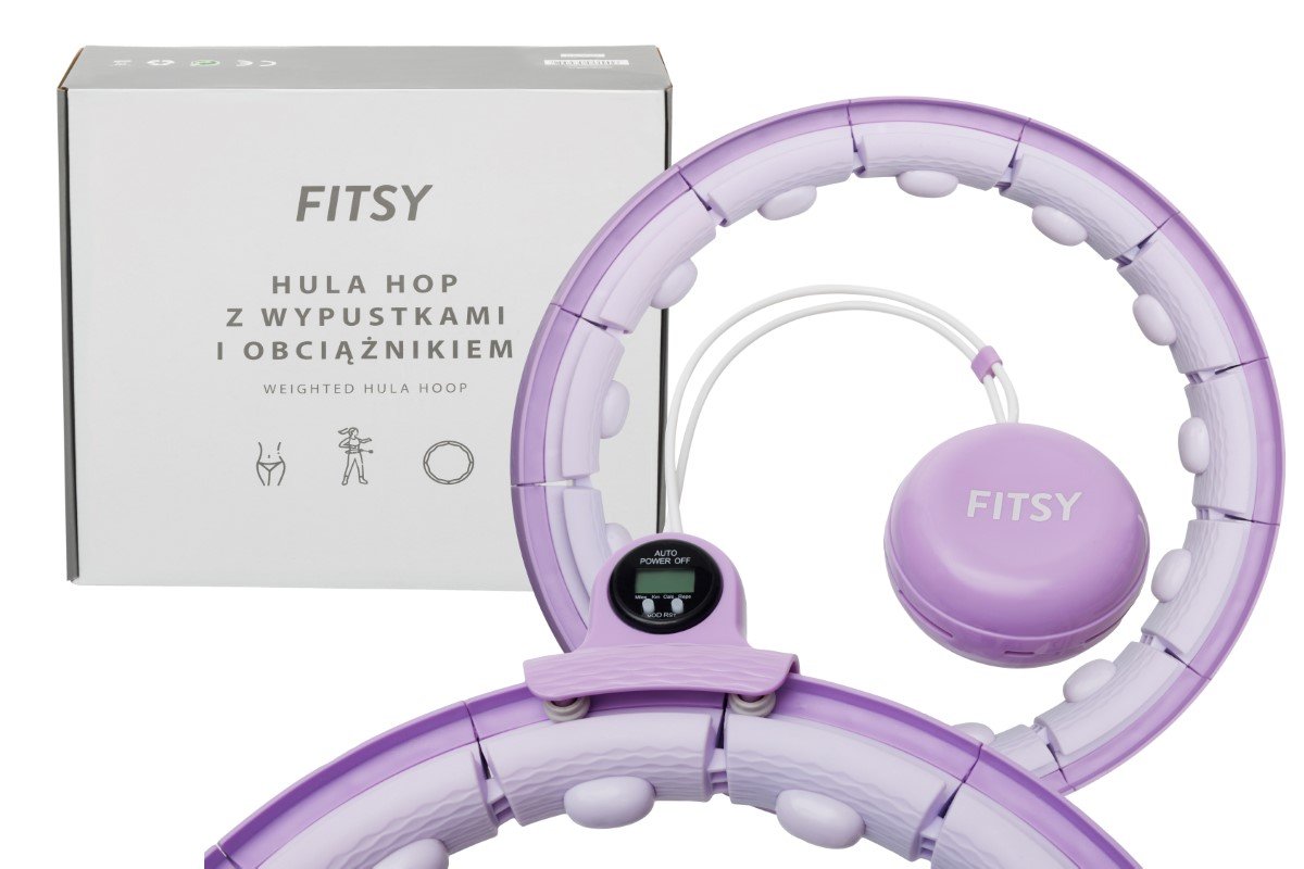 Fitsy, Hula Hop Obciążenie, Z Wypustkami, Fioletowy