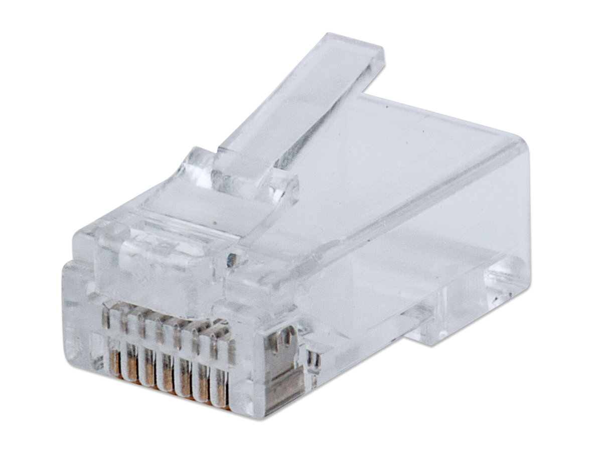 Intellinet Wtyk RJ45 Cat6 UTP przelotowy, słoik 100 szt