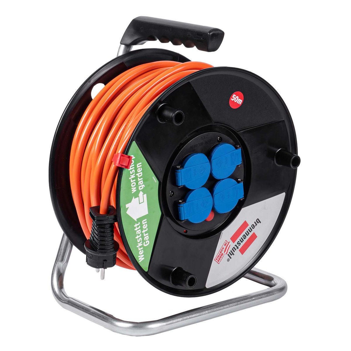 Przedłużacz bębnowy Brennensthul Akyga AK-CR-06 bryzgoszczelny 4 gniazda 3x1.5 mm IP44 50 m