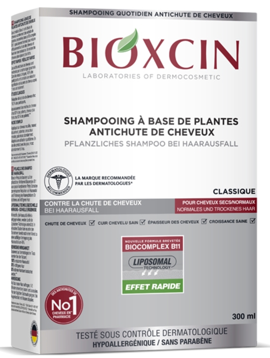 Bioxcin Classic Ziołowy szampon do włosów suchych i normalnych z tendencją do wypadania