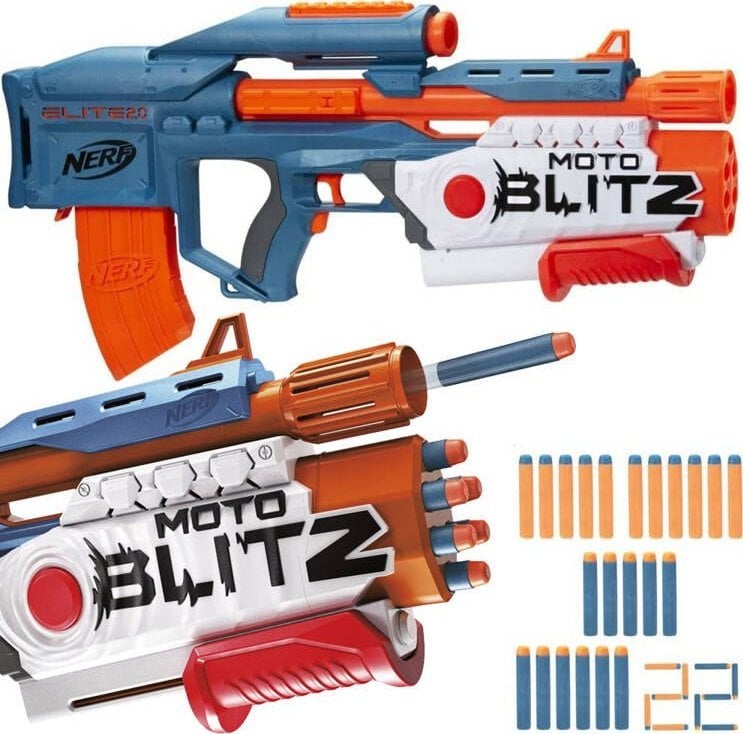 Hasbro Automatyczny Pistolet Nerf Elite 2.0 Karabin Shotgun 2w1 ZA5124