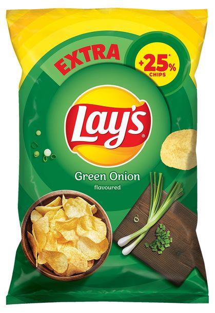 Lay's Chipsy ziemniaczane o smaku zielonej cebulki 163 g