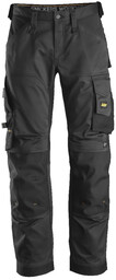6351 Spodnie stretch AllroundWork+ luźno dopasowane Snickers Workwear czarne