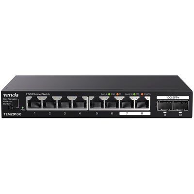Switch TENDA TEM2010X 2.5 Gigabit Ethernet, 10 portów
