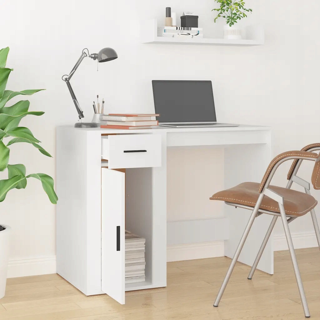 Biurko prostokątny VidaXL 816784 1 x 1 x 1 cm wielokolorowy