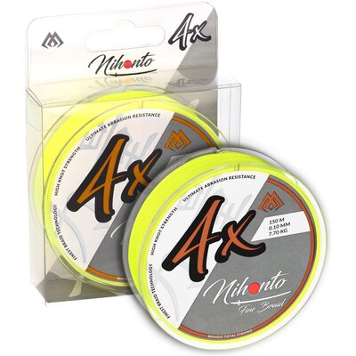 Plecionka MIKADO Nihonto Fine Braid 0.40 mm / 150 m Żółty