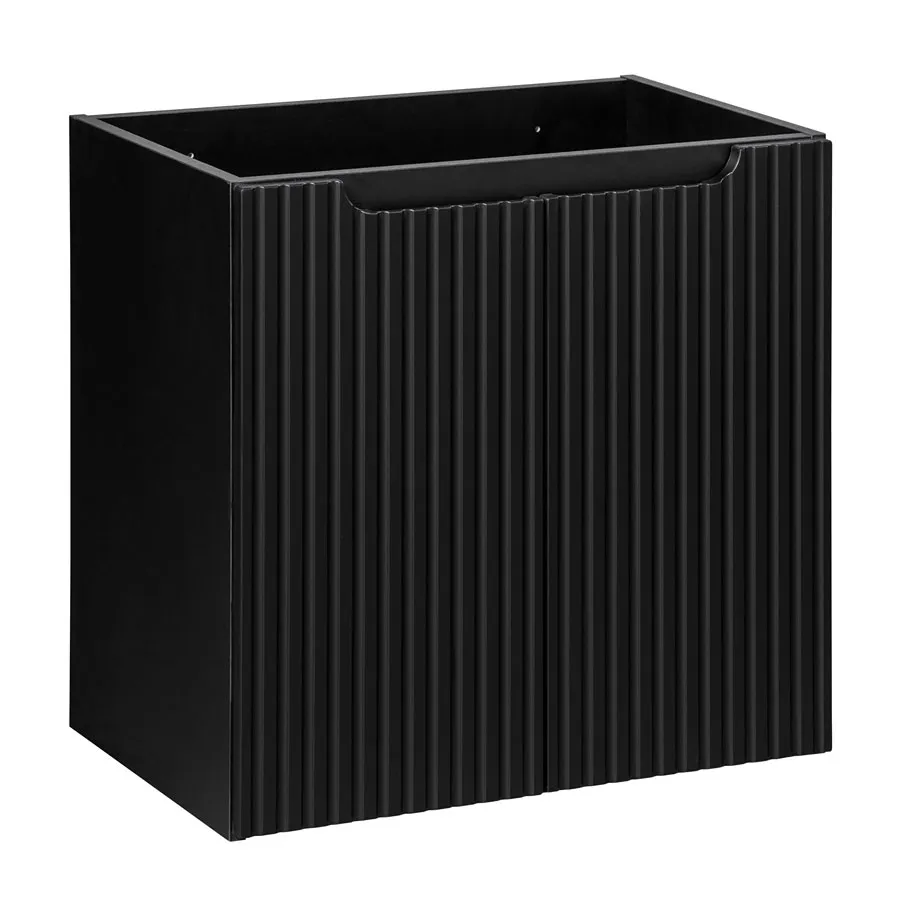 Szafka łazienkowa pod umywalkę w kolorze czarnym C4-S23