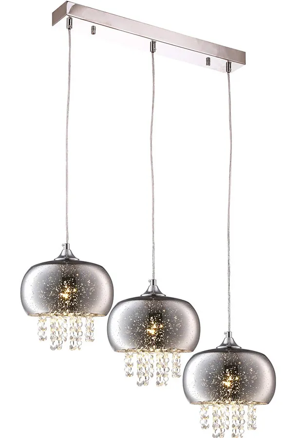 Potrójna lampa wisząca z kryształkami - 8X S001 P8-C32