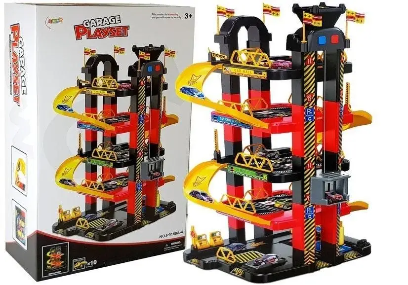 Garaż 5- poziomowy z windą i światłem - Leantoys