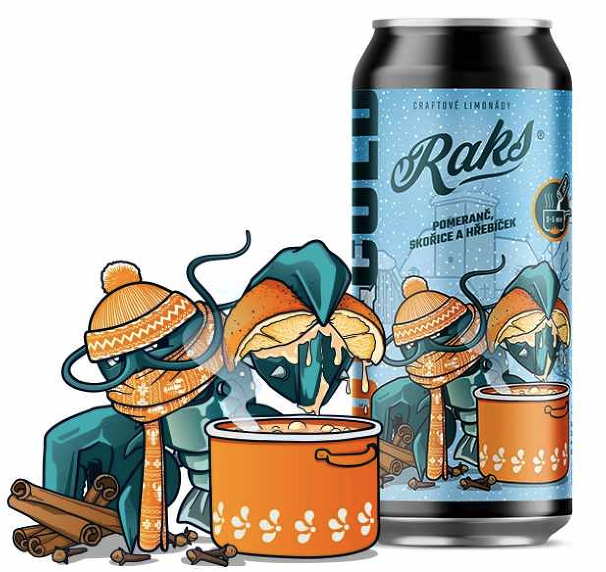 Raks - Pomarańcza, Cynamon i Goździk, 500 ml