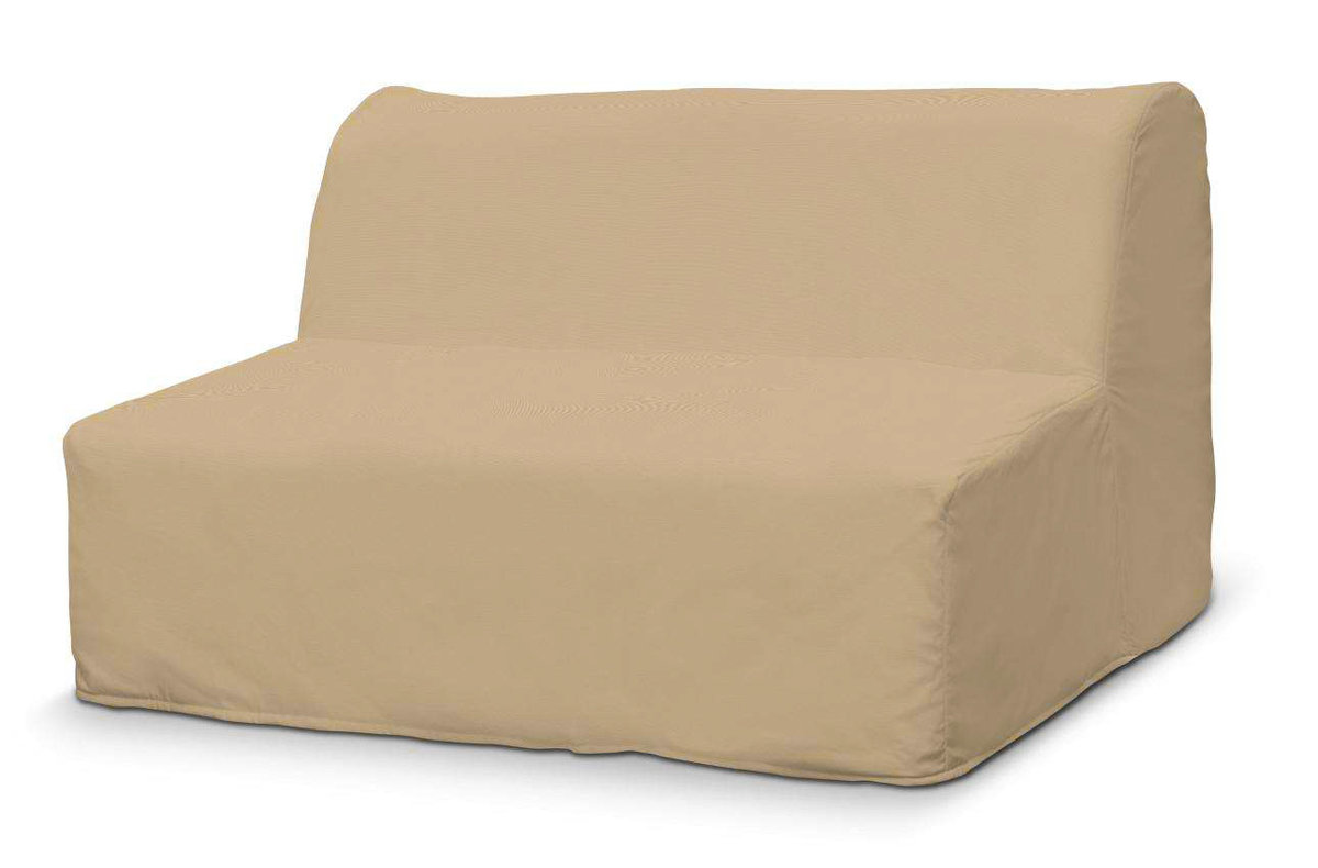 Pokrowiec na sofę Lycksele prosty, Caffe latte (beżowy), sofa Lycksele, Cotton Panama