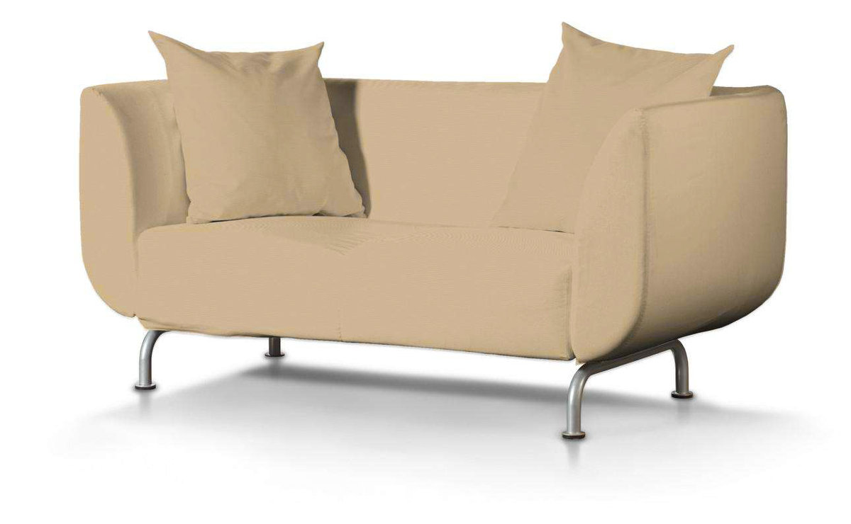 Pokrowiec na sofę Strömstad 2-osobową, Caffe latte (beżowy), Sofa Stromstad 2-osobowa, Cotton Panama