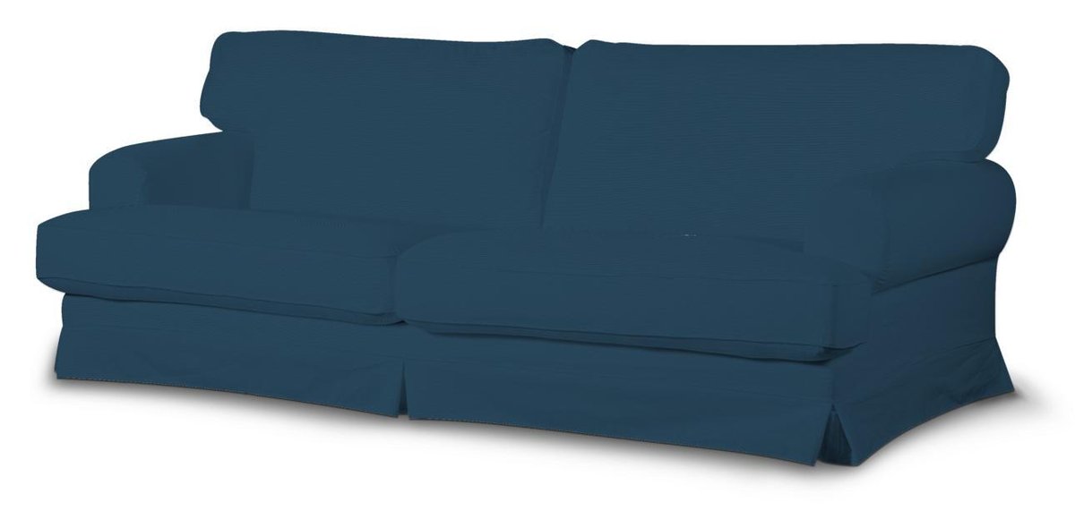 Pokrowiec na sofę Ekeskog nierozkładaną, Ocean blue (morski niebieski), 238 x 98 x 92 cm, Cotton Panama