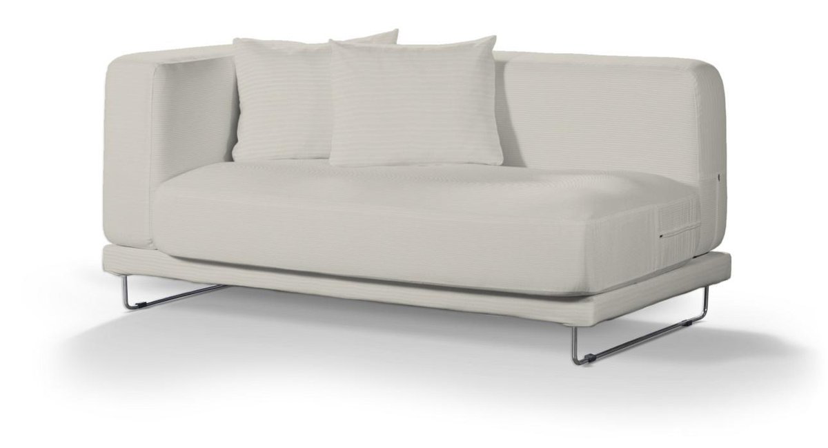 Pokrowiec na sofę Tylösand 2-osobową nierozkładaną, Silver(jasnoszary), sofa tylösand 2-osobowa nierozkładana, Cotton Panama
