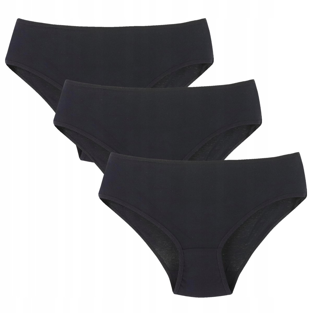 Figi Majtki Damskie Klasyczne 3-sztuki 3Pak MORAJ r. L