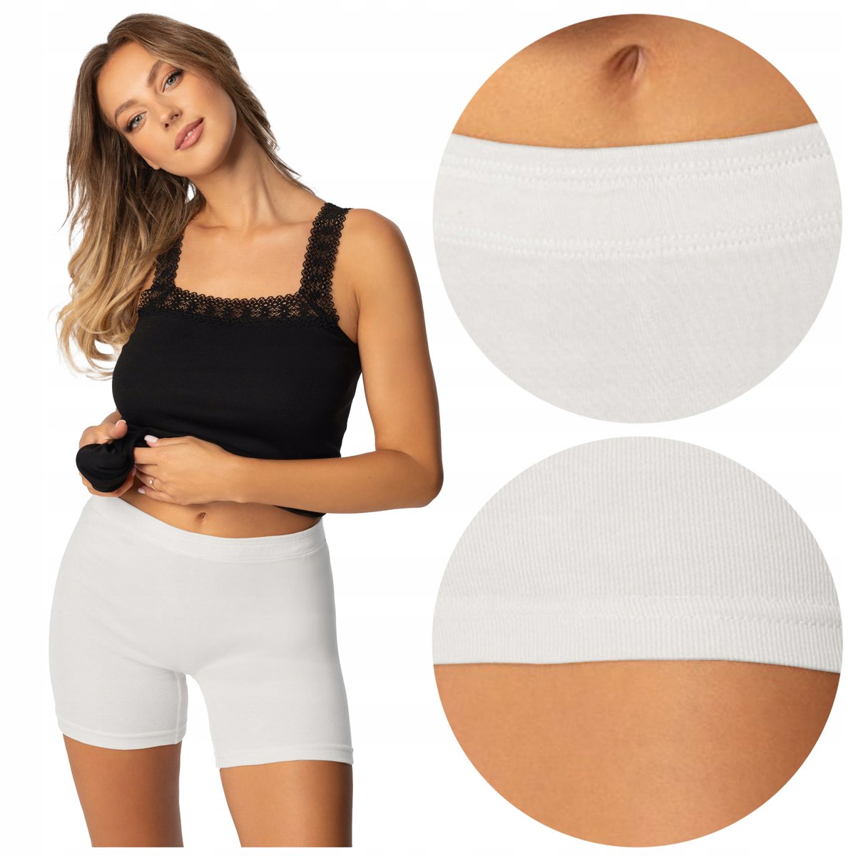 Bawełniane BERMUDY Spodenki Pantalony Reformy Majtki POLSKA MARKA r. 3XL