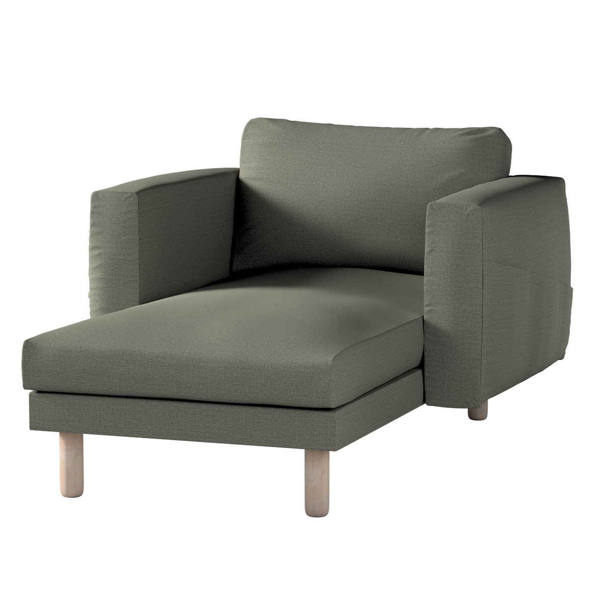 Pokrowiec na szezlong Norsborg z podłokietnikami, szaro-beżowy, 110 x 157 x 85 cm, Living II