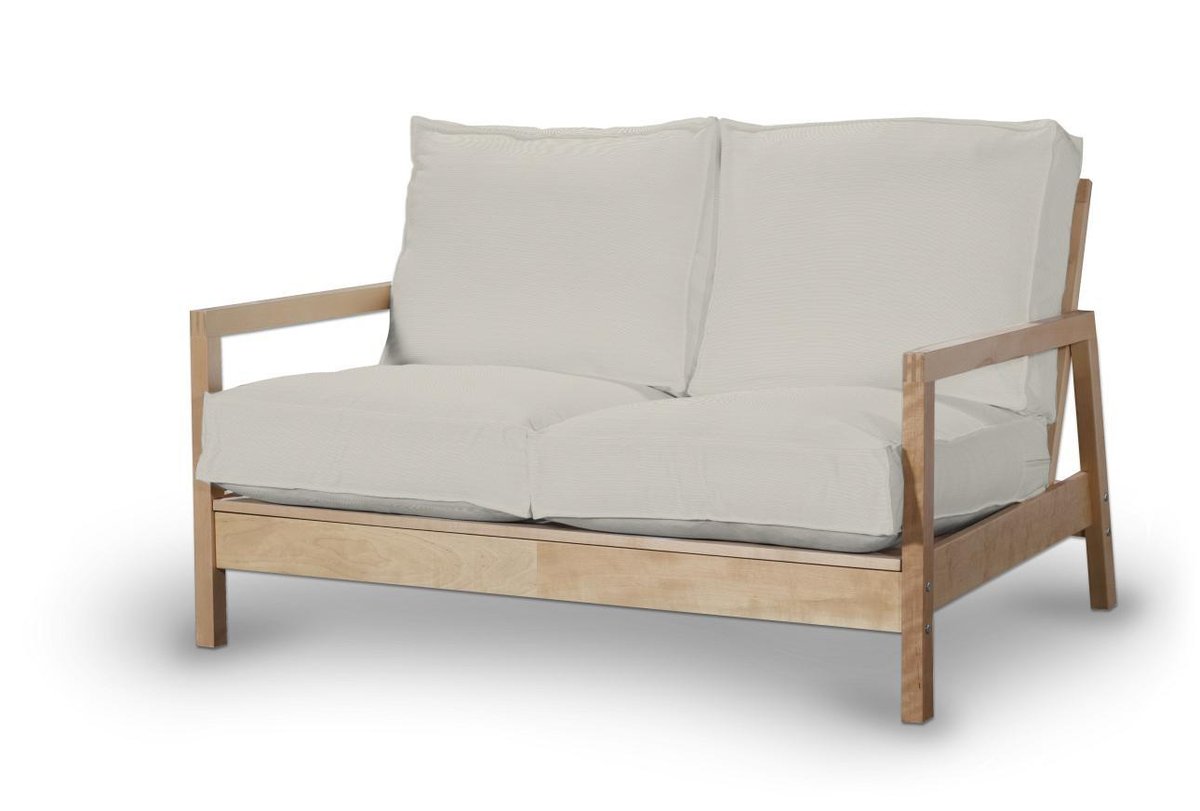 Pokrowiec na sofę Lillberg 2-osobową nierozkładaną, Silver(jasnoszary), Sofa Lillberg 2-osobowa, Cotton Panama