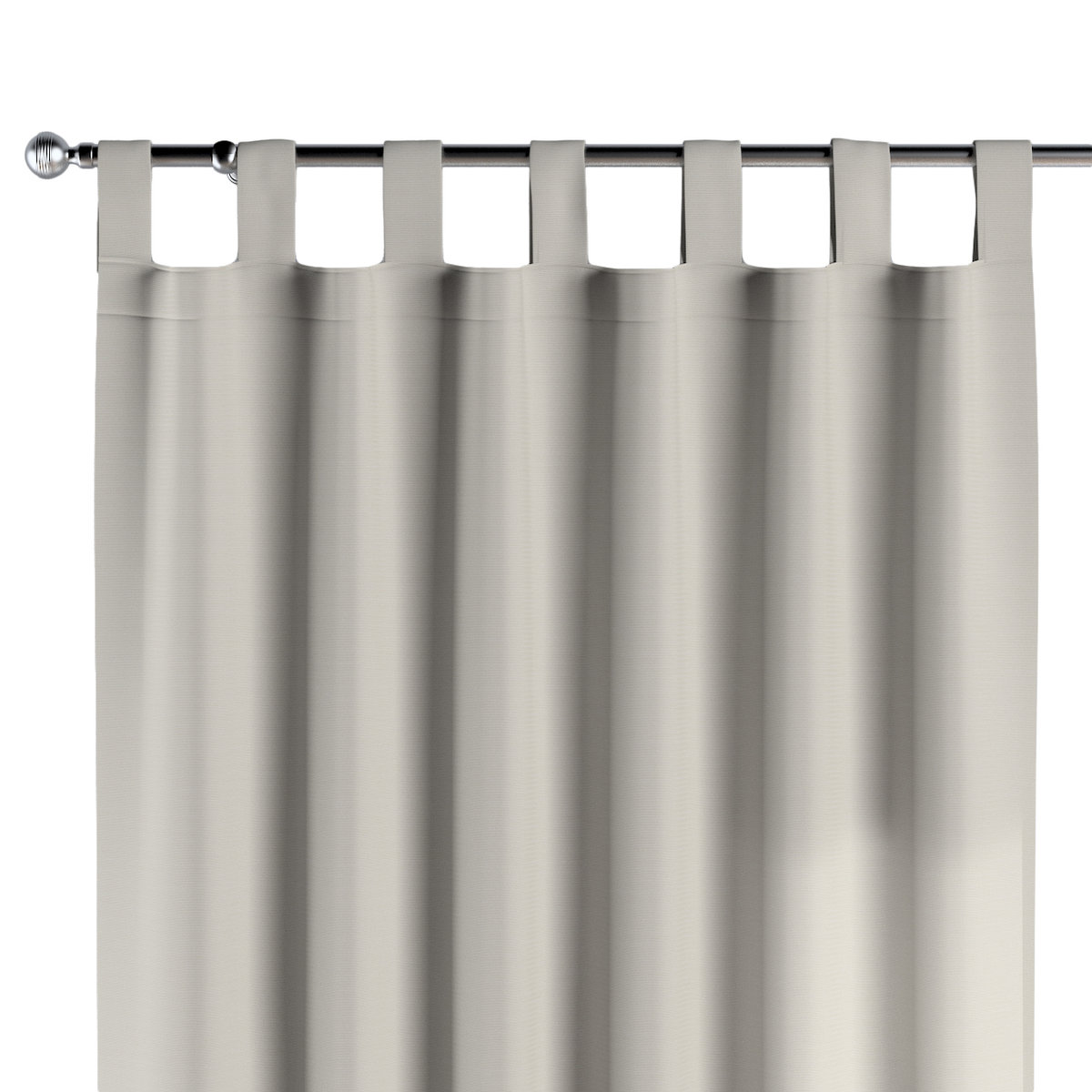 Zasłona na szelkach 1 szt., Silver(jasnoszary), Cotton Panama