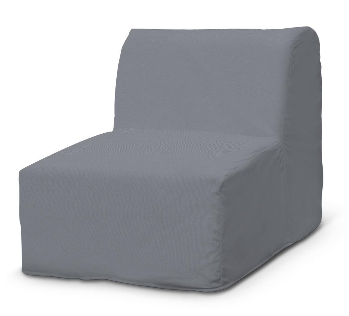 Pokrowiec na fotel Lycksele prosty, Slade Grey (szary), fotel Lycksele, Cotton Panama