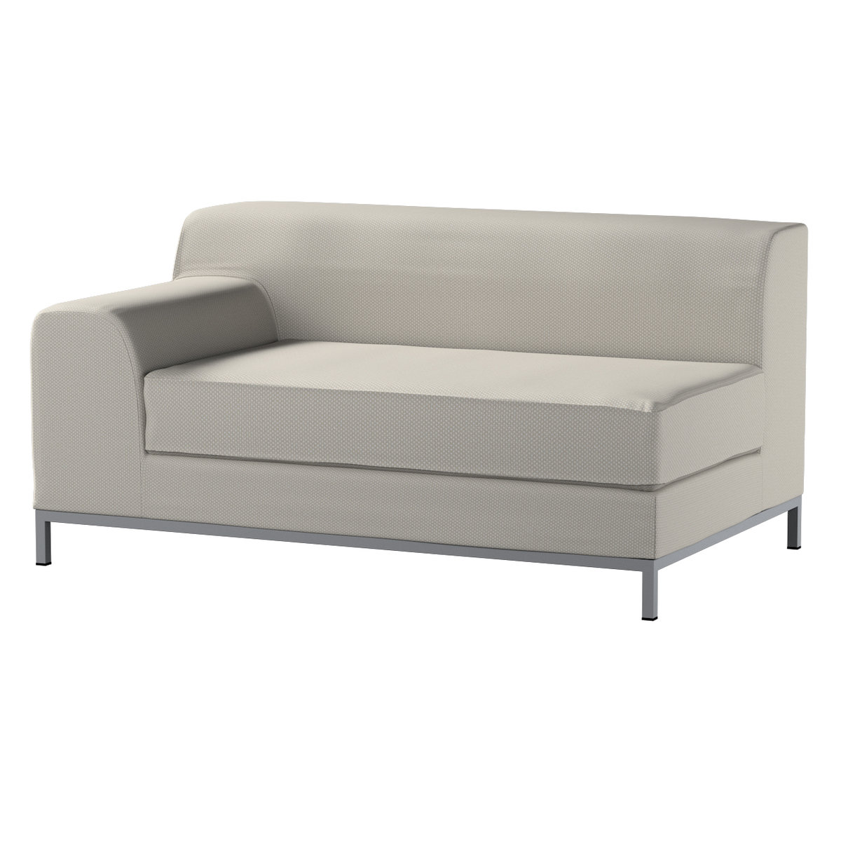 Pokrowiec na sofę lewostronną Kramfors 2-osobową, szary, Sofa Kramfors, Living II