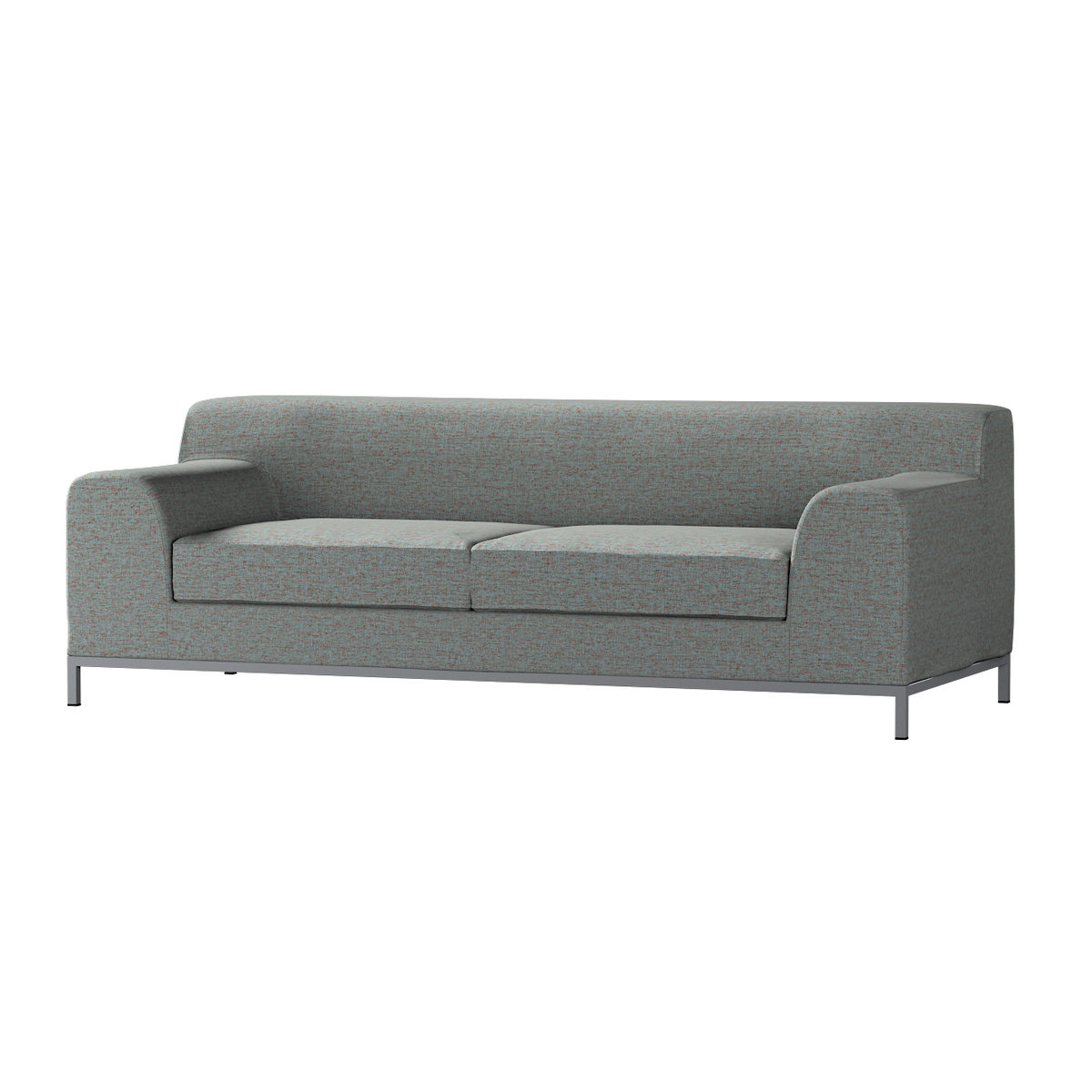 Pokrowiec na sofę Kramfors 3-osobowa, niebieski melanż, Sofa Kramfors 3-osobowa, Madrid