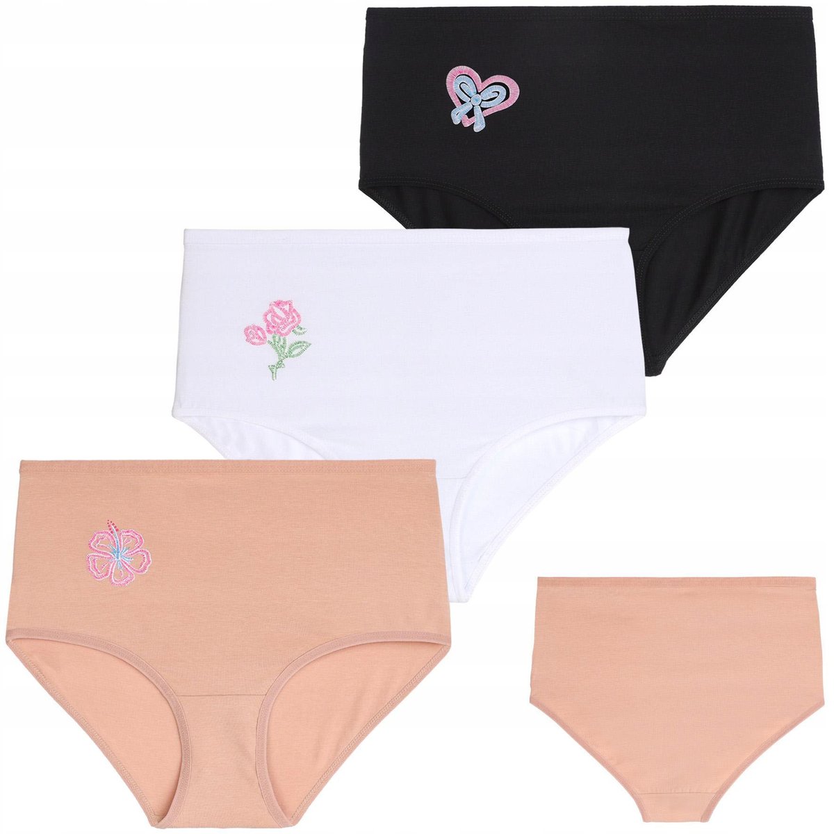 FIGI MAJTKI DAMSKIE Bawełniane Wysoki Stan MORAJ r. 4XL