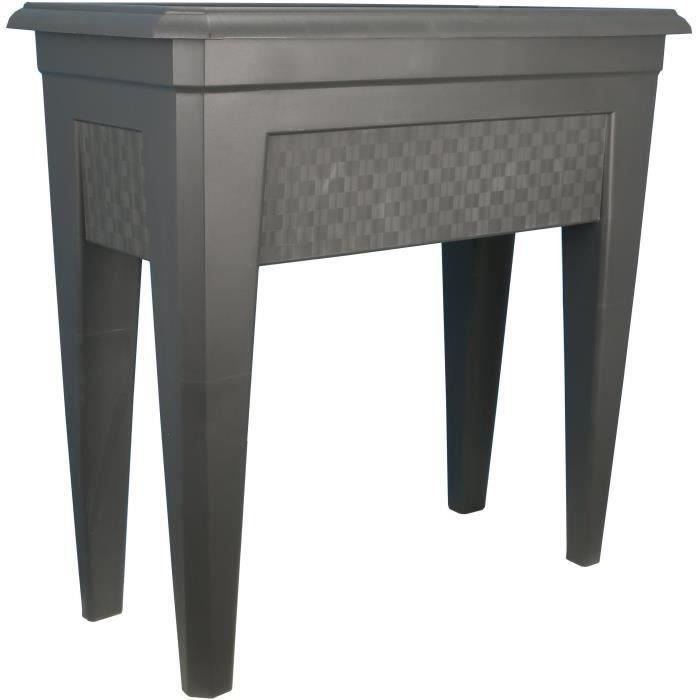 Skrzynka na kwiaty IZIGARDEN - 60 cm - Szara