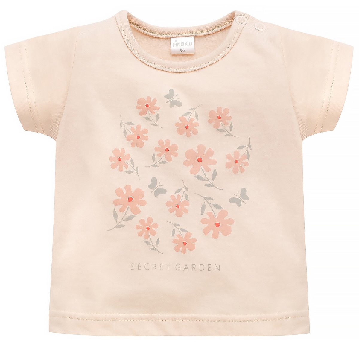 Pinokio Bluzka Krótki Rękaw SUMMER GARDEN 62 BEZ