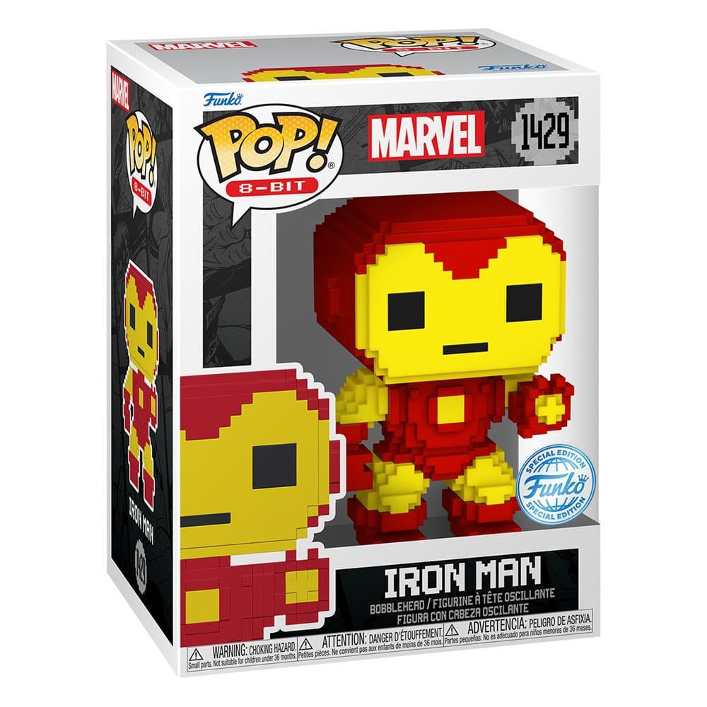 Funko POP Marvel 1429 Iron Man 8-Bit Special Edition