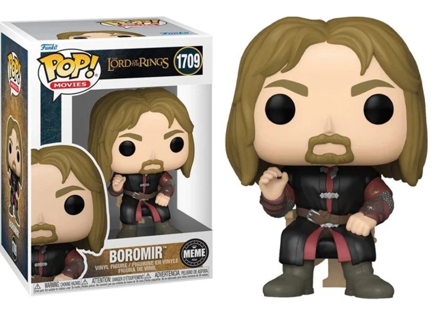 funko pop! lord of the rings figurka boromir meme władca pierścieni