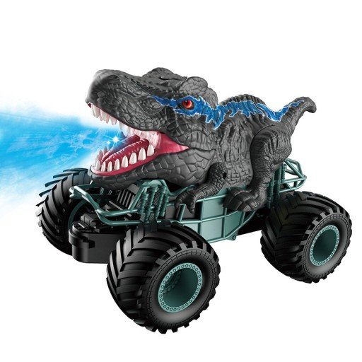 ZDALNIE STEROWANY PILOTEM SAMOCHÓD MONSTER TRUCK DINOZAUR ZIEJĄCY PARĄ USB
