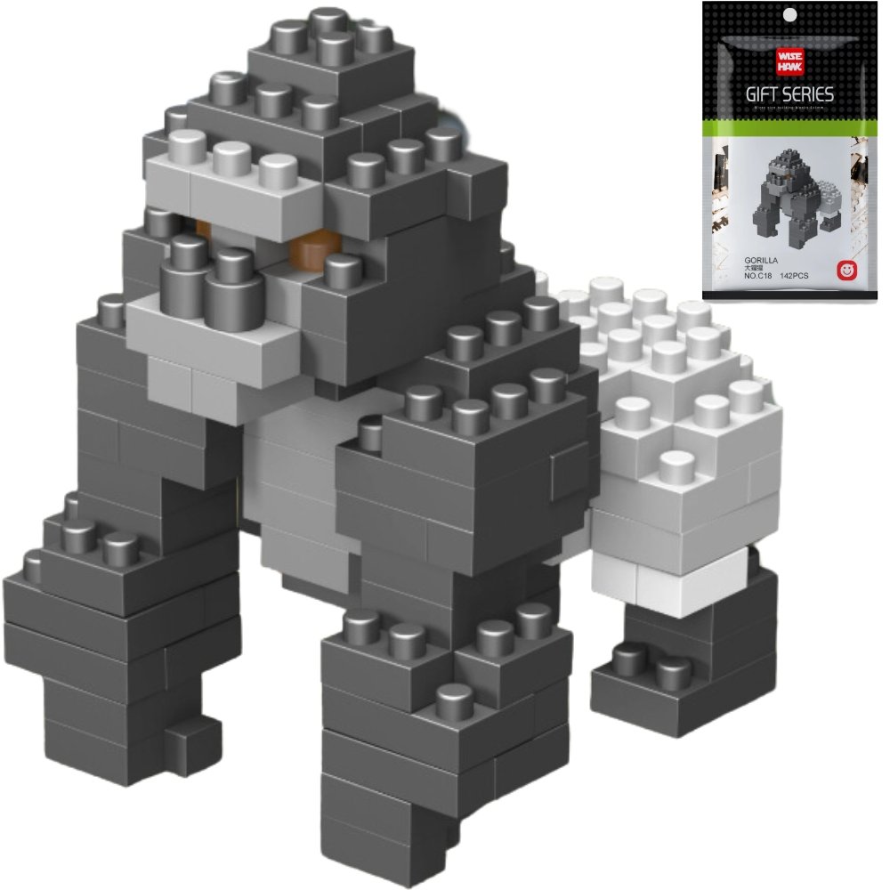 Klocki Konstrukcyjne Zwierzęta Dla Dzieci Zoo Saszetka Upominek Kreatywne