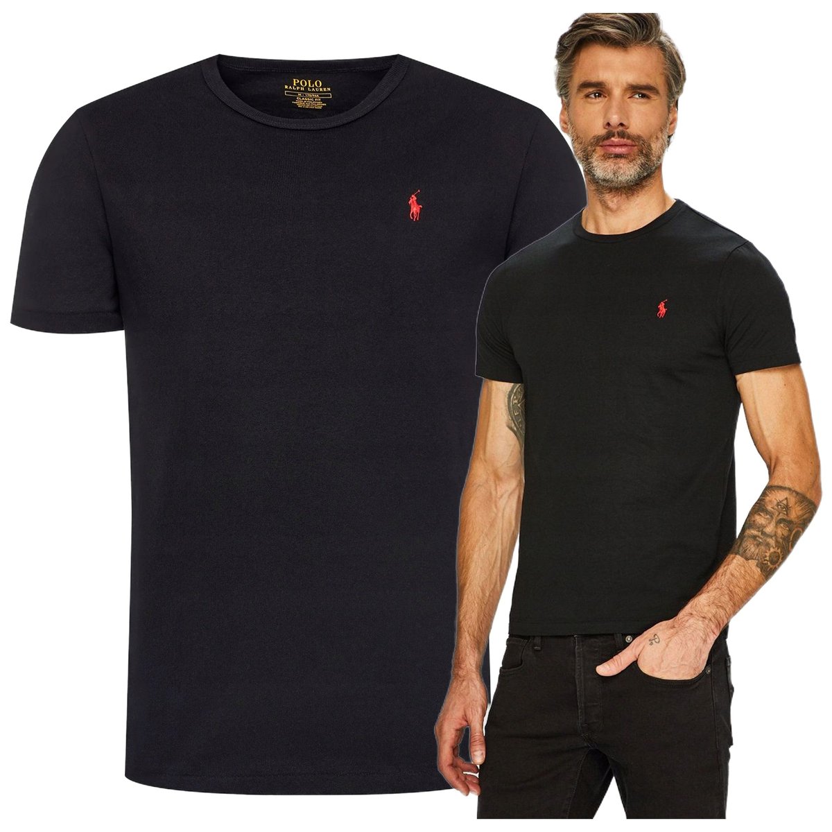 tshirt polo ralph lauren koszulka meska basic czarna tshirt polo ralph lauren koszulka meska basic czarna r.M