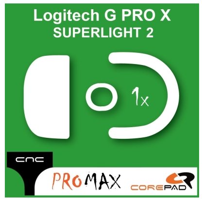 CorePad CNC milled Skatez PRO MAX Logitech G PRO X SUPERLIGHT 2