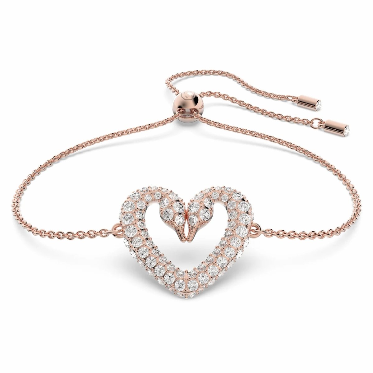 Bransoletka Swarovski - Una, Rose Gold 5628658