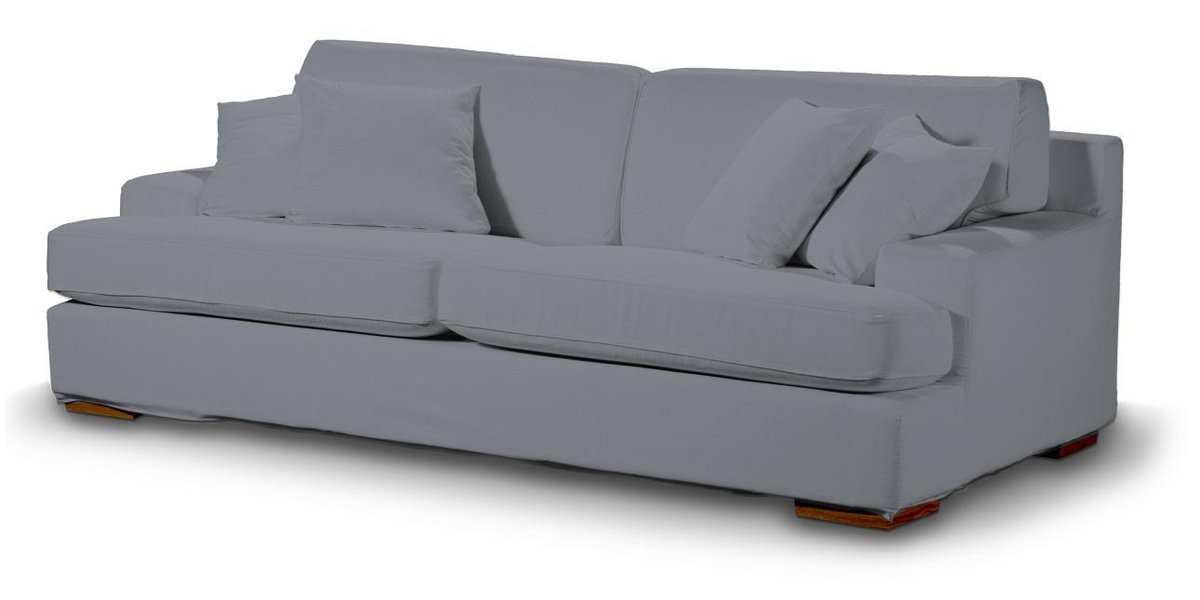 Pokrowiec na sofę Göteborg nierozkładaną, Slade Grey (szary), Sofa Göteborg nierozkładana, Cotton Panama