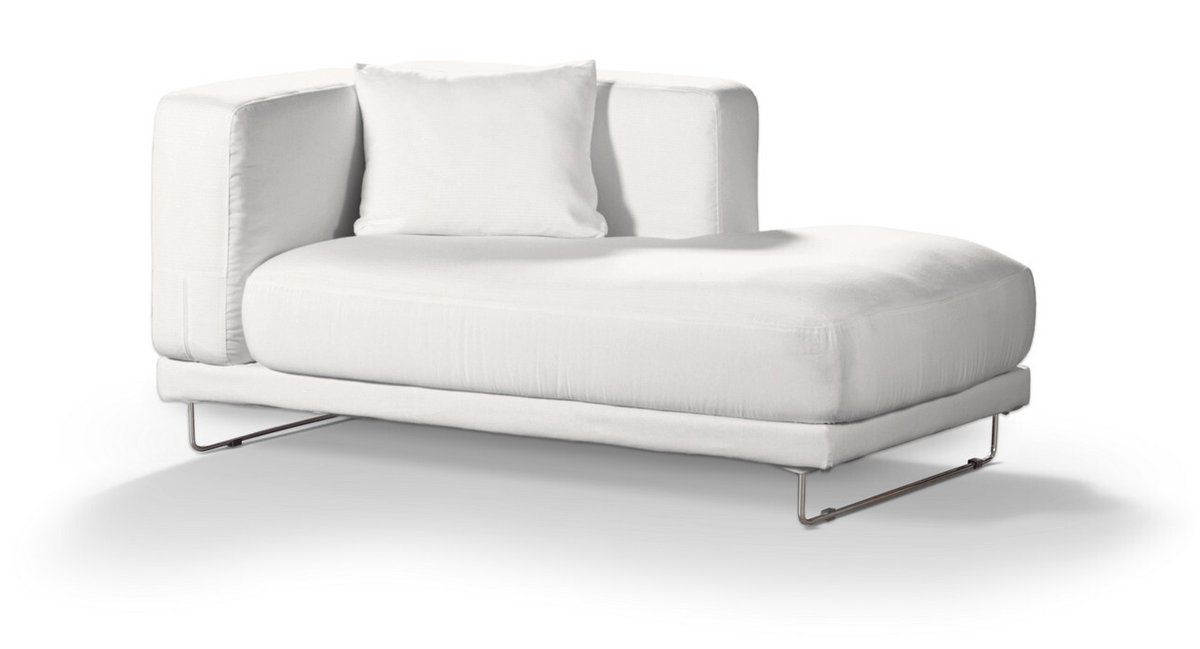 Pokrowiec na szezlong Tylösand prawy, biały, szezlong tylösand prawy, Cotton Panama