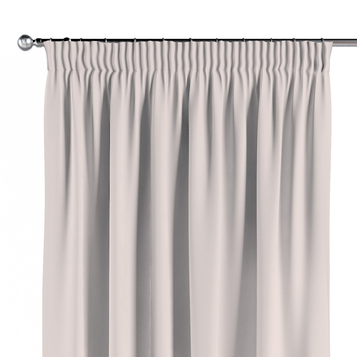 Zasłona na taśmie marszczącej 1 szt., ecru, Crema