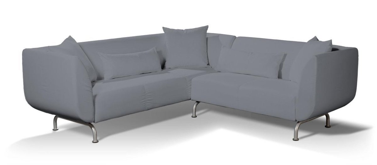 Pokrowiec na sofę narożną 3+2 Strömstad, Slade Grey (szary), Sofa narożna 3+2 Stromstad, Cotton Panama